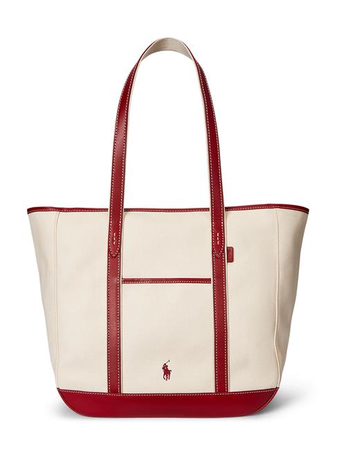 Polo Ralph Lauren Shopper  ecru / mørkerød