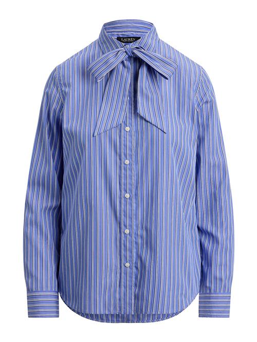 Se Lauren Ralph Lauren Bluse  blå / mørkeblå / hvid ved About You