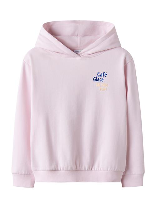 NAME IT Sweatshirt 'NKFOFINA'  mørkeblå / lyserød