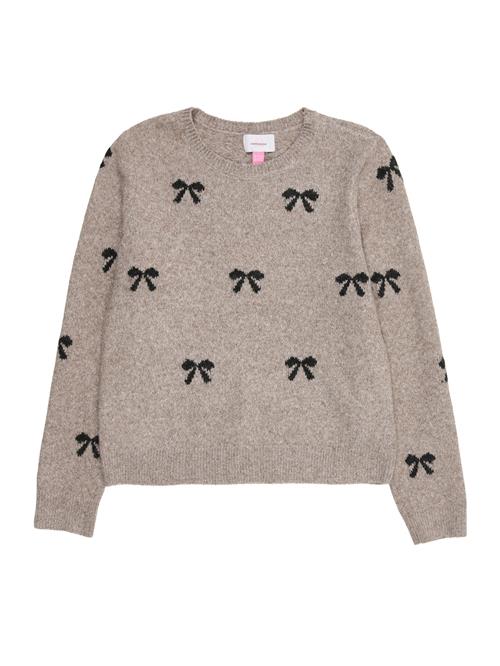 Vero Moda Girl Pullover 'VMDOFFY'  brun-meleret / sort
