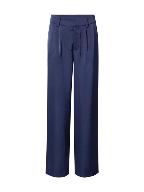 mbym Bukser med lægfolder 'Guri'  navy