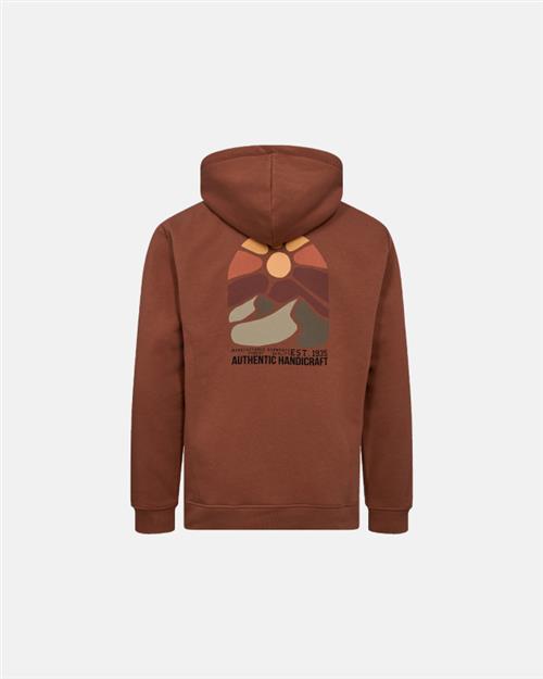 Hoodie | Bomuld | Brun