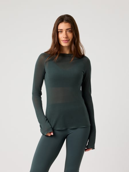 Björn Borg Studio Light Long Sleeve Top Grøn, S