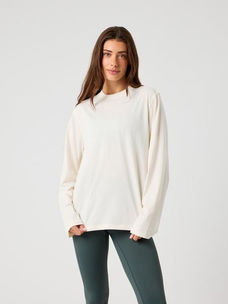 Björn Borg Studio Oversized Longsleeve T-shirt Hvid, XXL