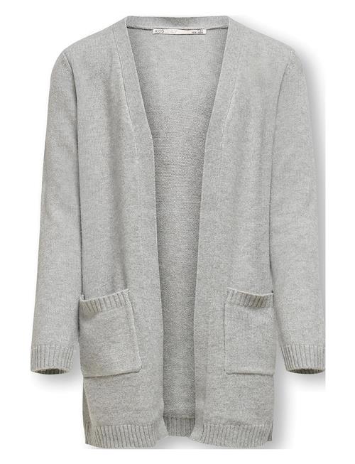 Konlesly L/S Open Cardigan Knt Kids Only Grey