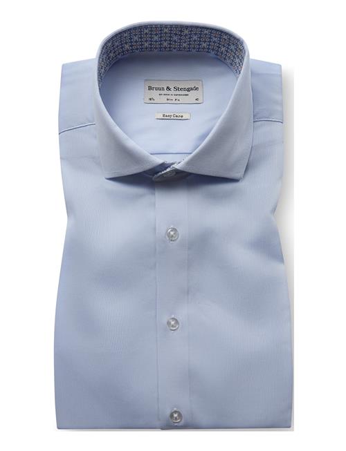 Bs Fritz Slim Fit Shirt Bruun & Stengade Blue