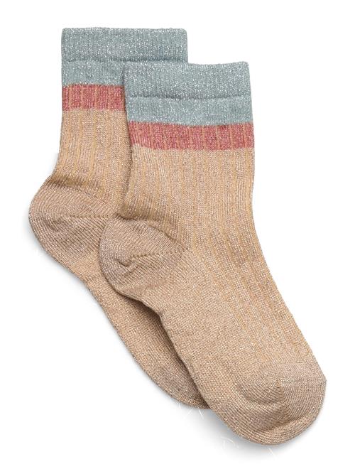 Norma Glitter Socks Mp Denmark Beige