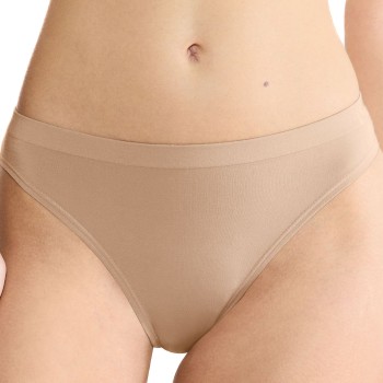 Sloggi Trusser 2P GO Sense High Leg Briefs Beige modal Large Dame