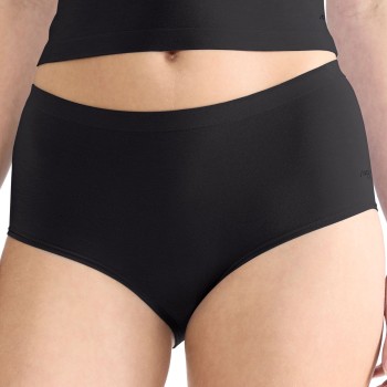 Sloggi Trusser 2P GO Sense High Waist Briefs Sort modal XX-Large Dame