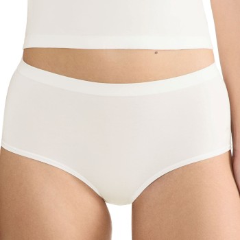 Sloggi Trusser 2P GO Sense High Waist Briefs Elfenben modal X-Large Dame