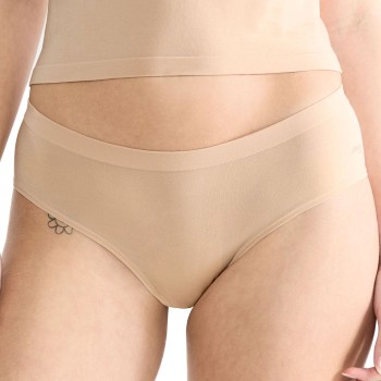 Sloggi Trusser 2P GO Sense Hipster Briefs Beige modal XX-Large Dame