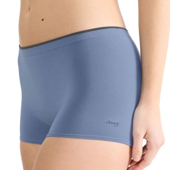 Sloggi Trusser 2P GO Sense Shorts Blå modal Large Dame