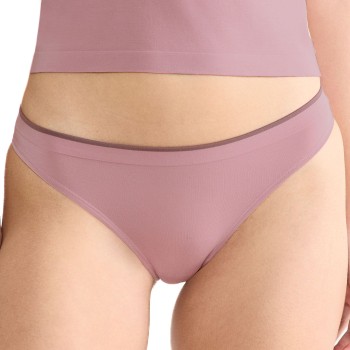 Sloggi Trusser 2P GO Sense Tanga Briefs Gammelrosa modal X-Small Dame