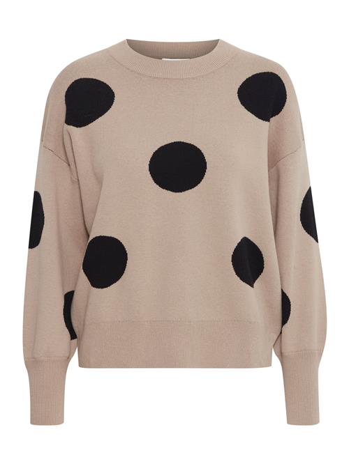 b.young Pullover 'Omme'  beige / sort