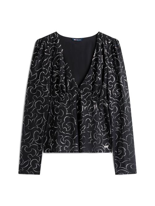 Tommy Jeans Bluse  sort / sølv