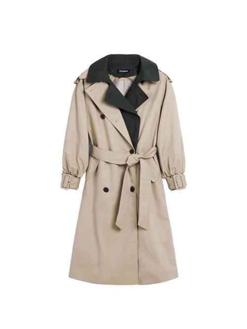 Desigual Overgangsfrakke  beige / mørkegrøn