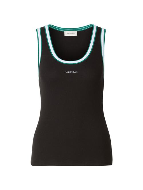 Calvin Klein Jeans Overdel  smaragd / sort / hvid