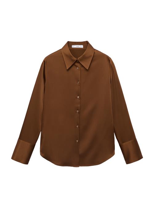 MANGO Bluse 'IDEALE'  sennep