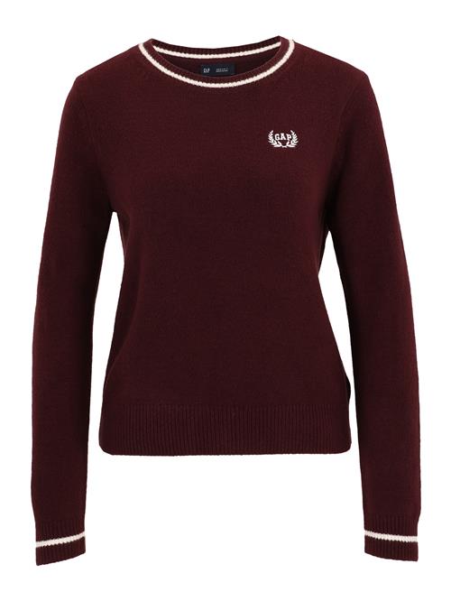 Gap Tall Pullover  mørkerød / hvid