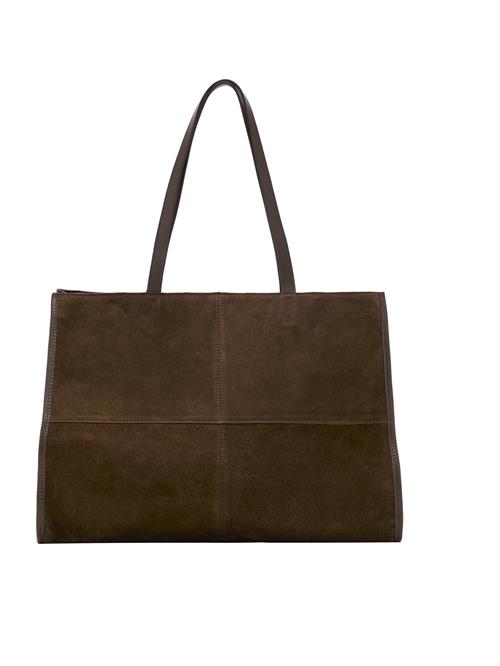 MANGO Shopper 'FES'  mørkegrøn