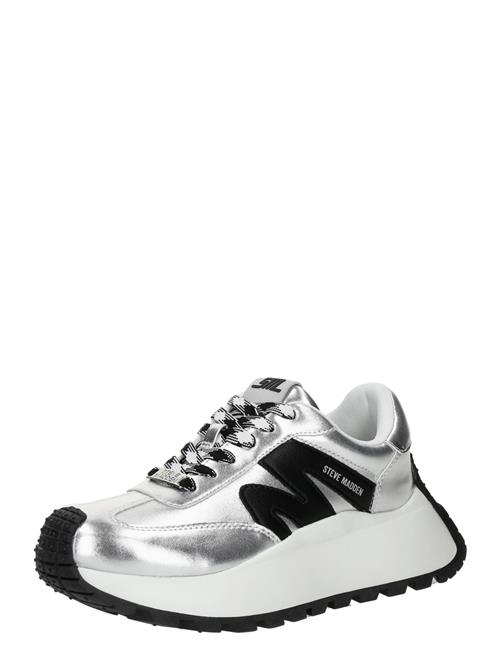 STEVE MADDEN Sneaker low 'Supercampo'  sort / sølv