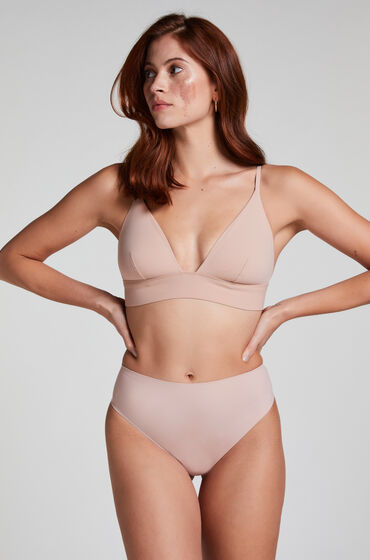 Se Hunkemöller Brasiliansk trusse Smooth Beige ved Hunkemøller
