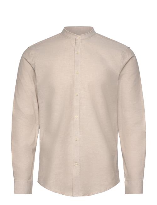 Yarn Dyed Oxford Superflex Shirt Lindbergh Beige