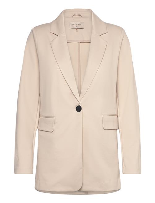 Se Jacket From Freequent In A Soft Material. The Jacket Has A Classic Design With A FREE/QUENT Beige ved Booztlet