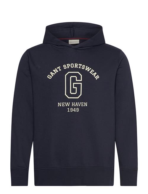 Graphic Sweat Hoodie GANT Navy