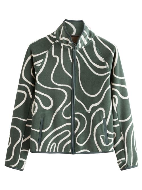 Next Fleecejakke  khaki / hvid