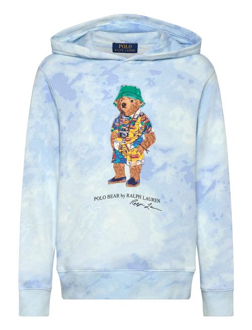 Polo Bear Cloud-Print Terry Hoodie Ralph Lauren Kids Blue
