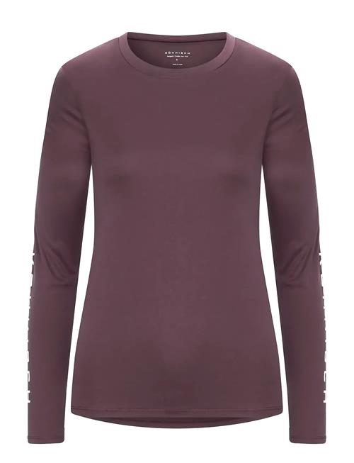 Team Logo Long Sleeve Röhnisch Burgundy