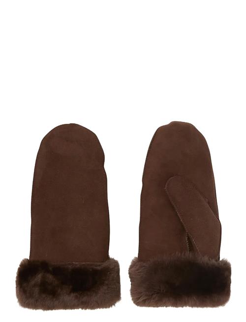 Doa Shearling Mitten Becksöndergaard Brown