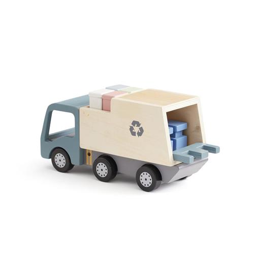 Kid's Concept Aiden Garbage Truck Blå Stroller Wood     Unisex
