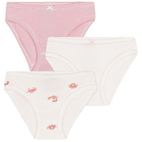 Petit Bateau 3-pak Trusser Marshmallow Papaye 2 Y  Lyserød  2 år  kvinde