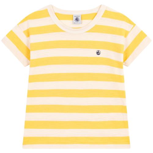 Petit Bateau Stribet T-shirt Gul 8 Y  Gul  8 år  mand