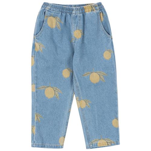 Konges Sløjd GOTS Magot Denim-bukser Lemon Denim 3 Y  Blå  3 år  Unisex