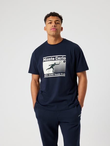 Björn Borg Borg Gym Oversized T-shirt Marineblå, XL