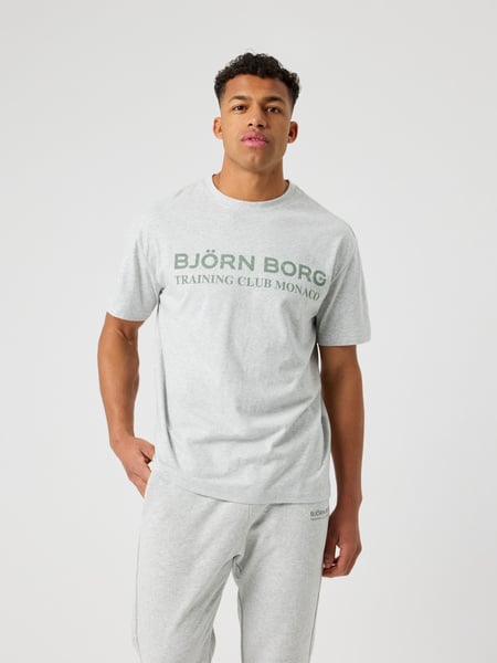 Björn Borg Borg Classic Print T-shirt Grå, M