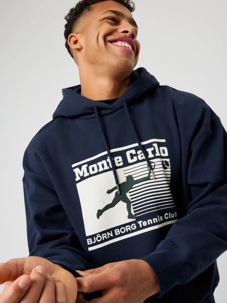 Björn Borg Borg Oversized Hoodie Marineblå, XXL
