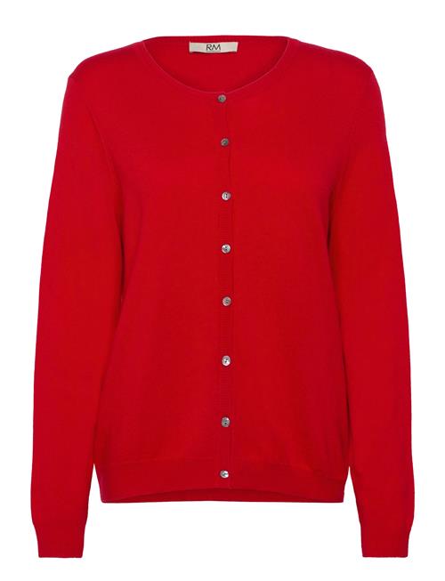 Rmwsofia Wool Ls Short Cardigan RM By Rosemunde Red