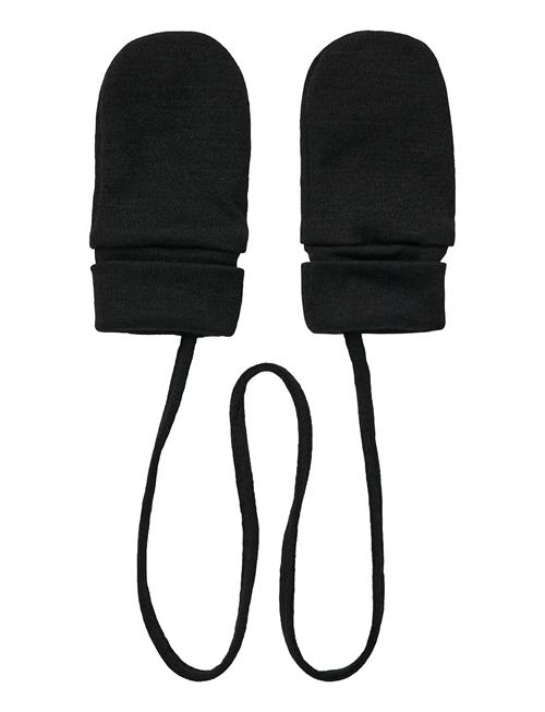 Nbmwillit Wool Mittens Wo/Thumb Name It Black