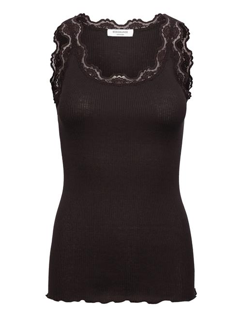 Silk Top W/ Lace Rosemunde Brown