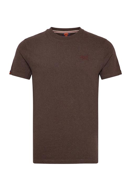 Essential Logo Emb Tee Superdry Brown