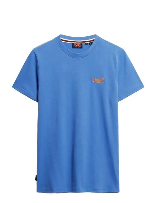 Essential Logo Emb Tee Superdry Blue