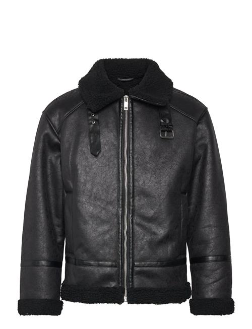 Faux Shearling Jacket Lindbergh Black