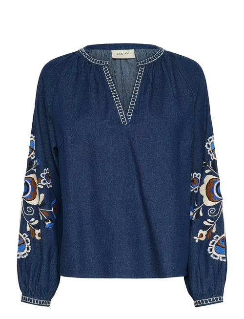 Crgro Blouse Cream Navy