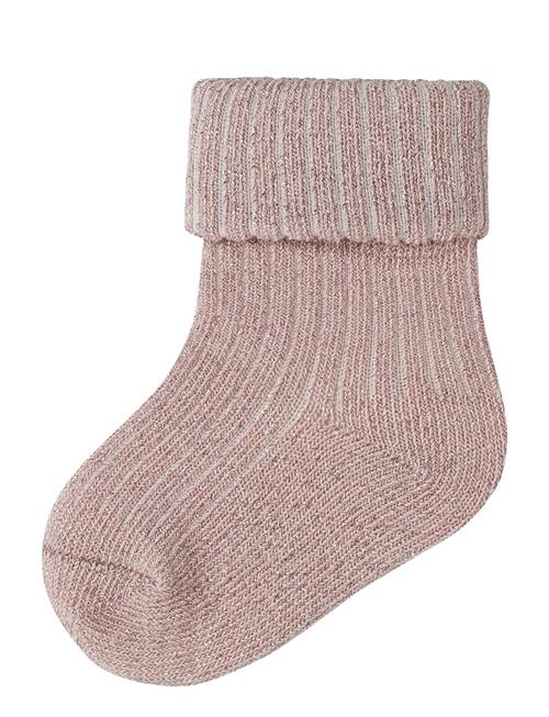 Nbfnobba Glitter Sock Name It Pink
