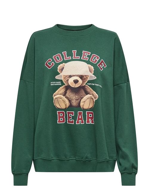 Onlbila L/S Bear O-Neck Swt ONLY Green
