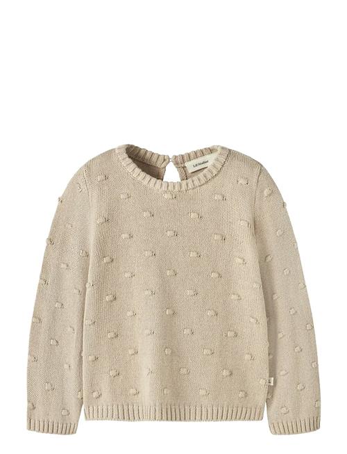 Nmngable Ls Loose Knit Lil Lil'Atelier Beige